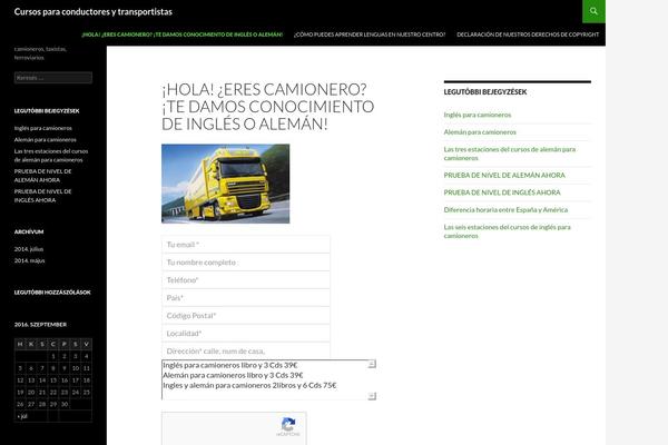 WordPress website example screenshot