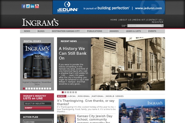 ingrams WordPress theme, websites list used ingrams theme ingrams theme websites examples