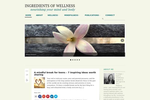 ingredientsofwellness.com site used Briefed-child