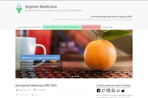WordPress website example screenshot