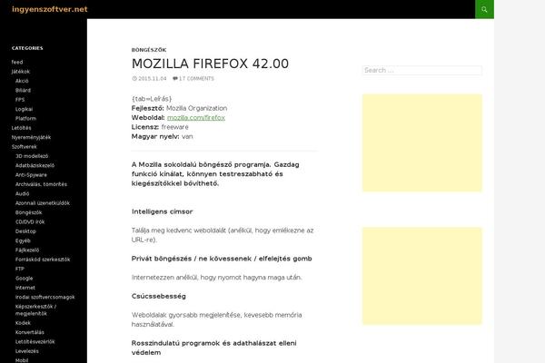 Twenty Fourteen theme site design template sample