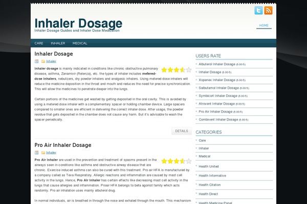 inhalerdosage.com site used Inhale