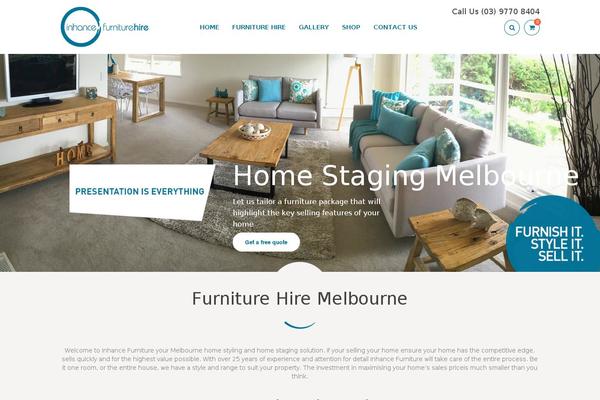 inhance.com.au site used Divi-furniture-store