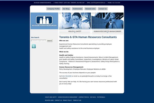 inhousehr.ca site used Inhousehr