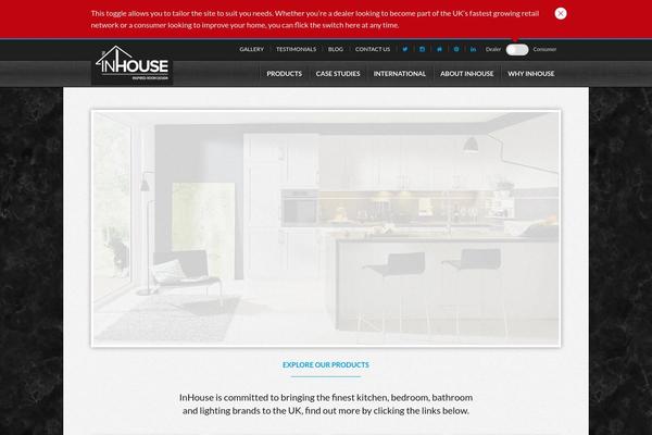 Inhouse theme site design template sample