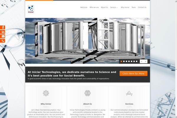 iniciartechnologies.com site used Wp-eltorn