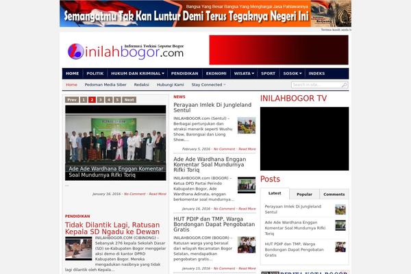 inilahbogor.com site used Mitradesain