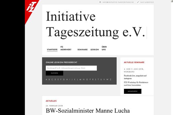initiative-tageszeitung.de site used Itz