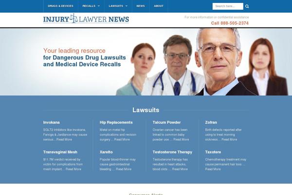 WordPress website example screenshot