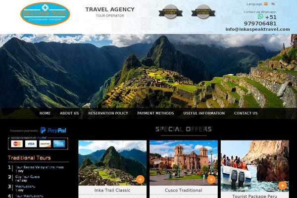 inkaspeaktravel.com site used Inkaspeak