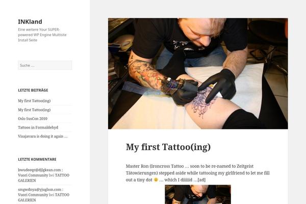 WordPress website example screenshot