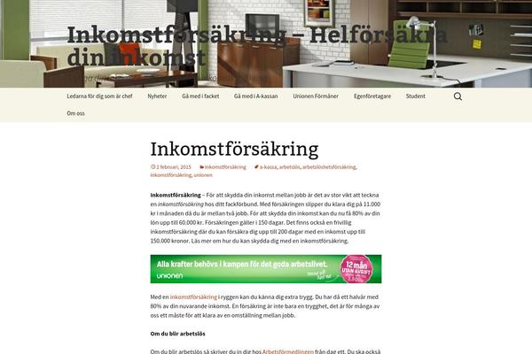 WordPress website example screenshot