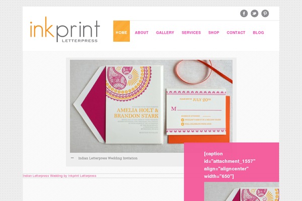 inkprintletterpress.com site used Inkprint