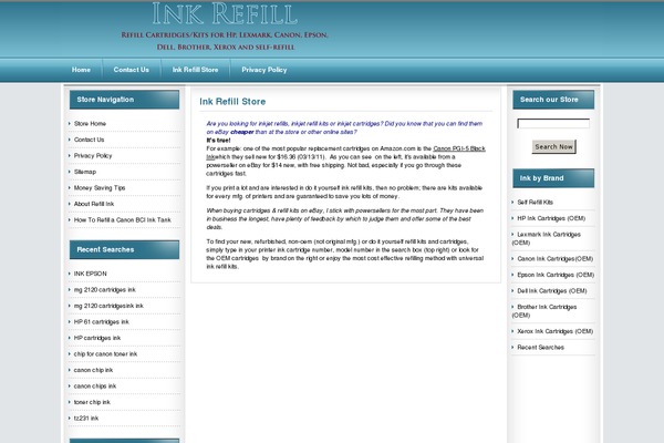 WordPress website example screenshot