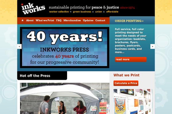 inkworks WordPress theme, websites list used inkworks theme inkworks theme websites examples