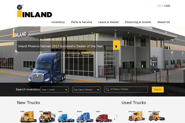 Inland theme site design template sample