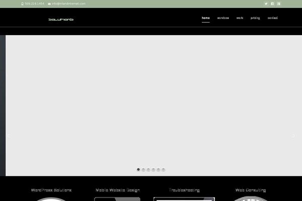 WordPress website example screenshot