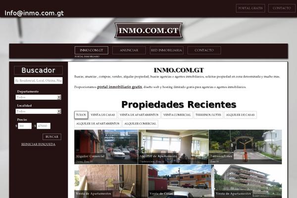 inmo.com.gt site used Websgt Theme