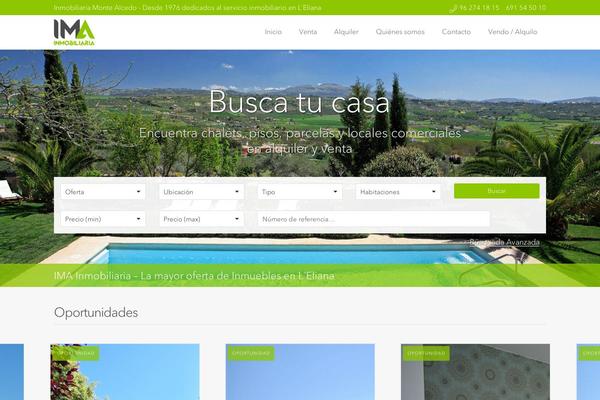 inmobiliariaima.es site used Wpcasa