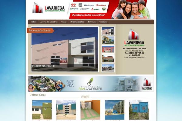 RealEstate theme site design template sample