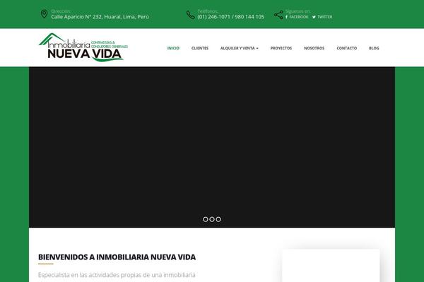 Porto theme site design template sample