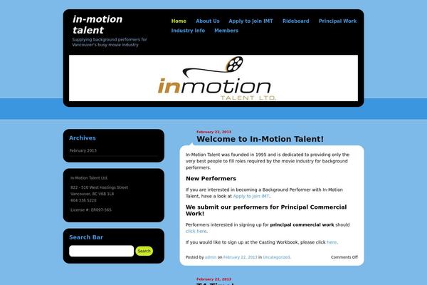 inmotiontalent.com site used Selecta