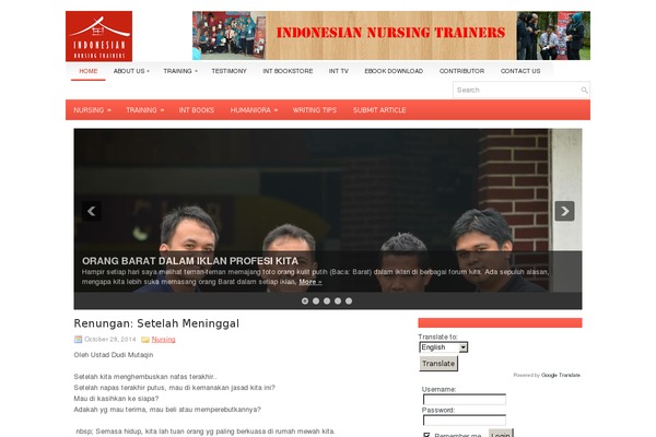 Twenty Fifteen theme site design template sample