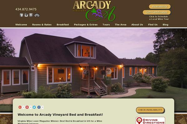 innarcadyvineyard.com site used Acorn-turnkey-five