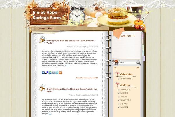 WordPress website example screenshot