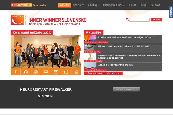 inner-winner.sk site used Iw-theme