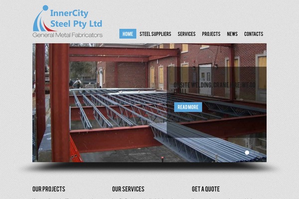 innercitysteel.com.au site used Webchemistrytheme