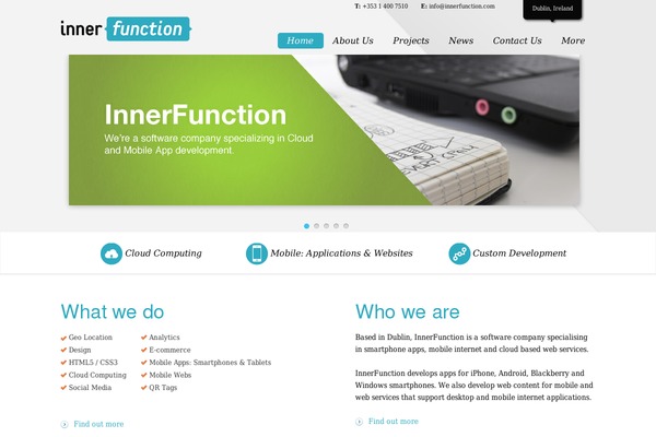 WordPress website example screenshot