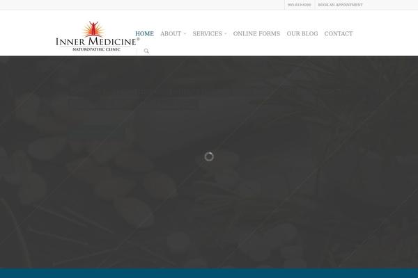 Salient theme site design template sample