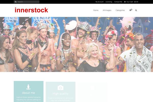 innerstock.com site used Symbiostock-express
