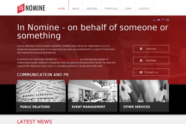 innomine.ee site used Innomine