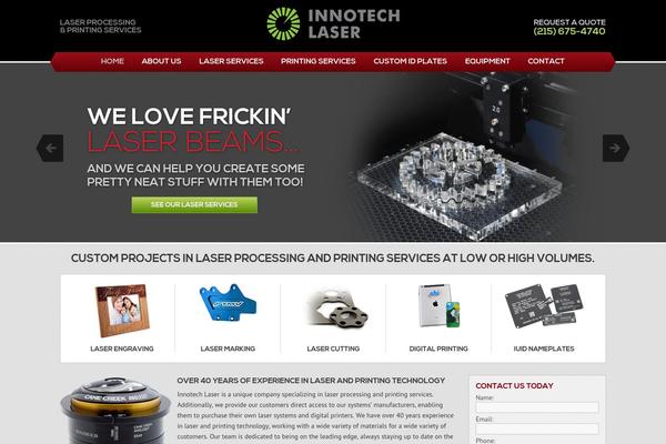 Innotech theme site design template sample