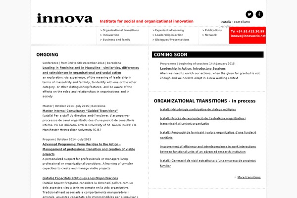Innova theme site design template sample