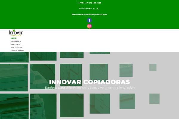 innovarcopiadoras.com site used Innovar