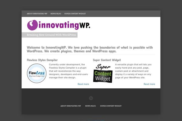 innovatingwp.com site used deCente