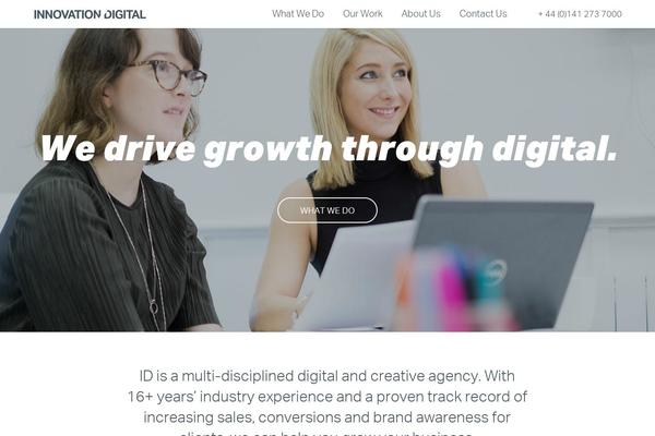 Divi Child theme site design template sample