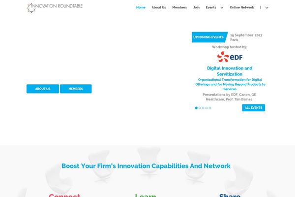 Innovation theme site design template sample