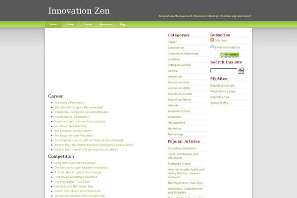 Twenty Fifteen theme site design template sample
