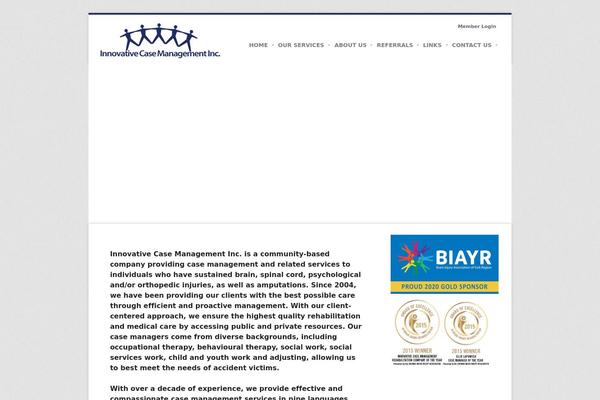 innovativecasemanagement.ca site used Sona