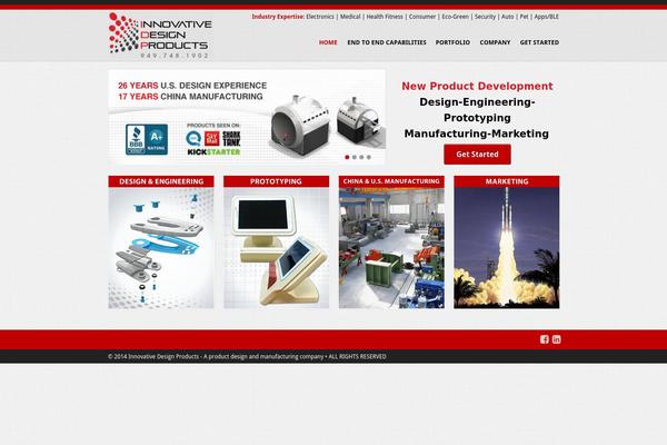 innovativedesignproducts.com site used Wp_businesstwo5-v1.1