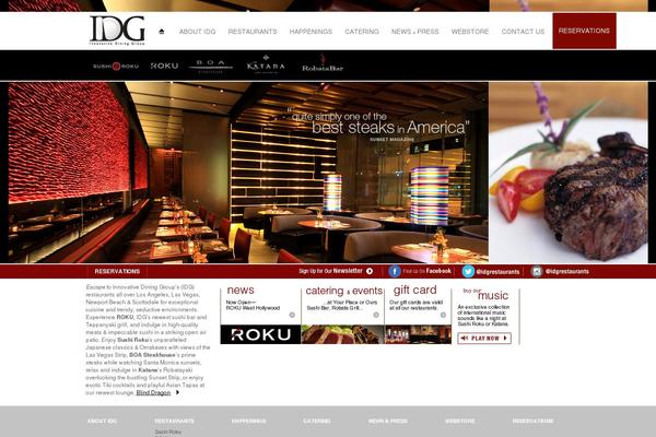 idg theme websites examples