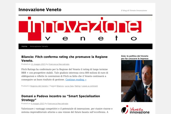 Twenty Ten theme site design template sample