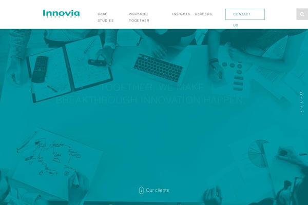 Innovia theme site design template sample