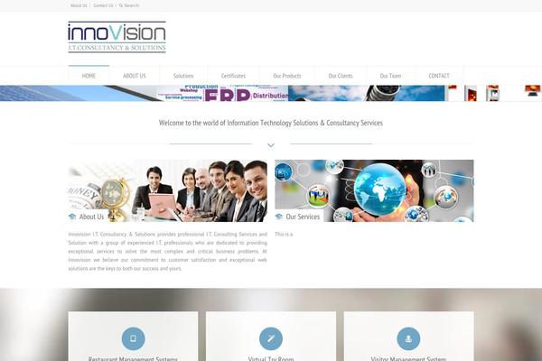 Innovision theme site design template sample