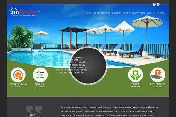 Inn theme site design template sample