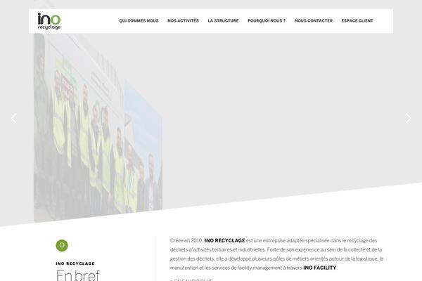 Zero theme site design template sample